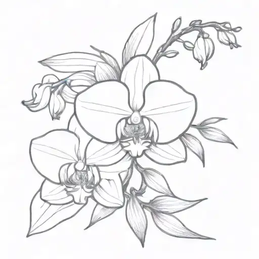 Pink Orchid Beauty Strength Freedom Love