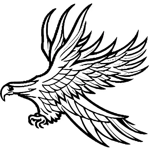 Eagle Wings With Christian Cross
