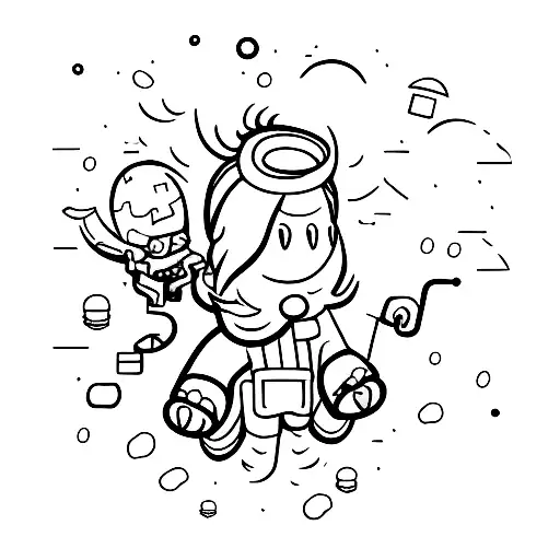 A Little Cartoon Figure