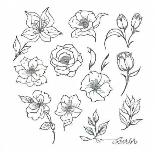 Birth Flowers January February March April December