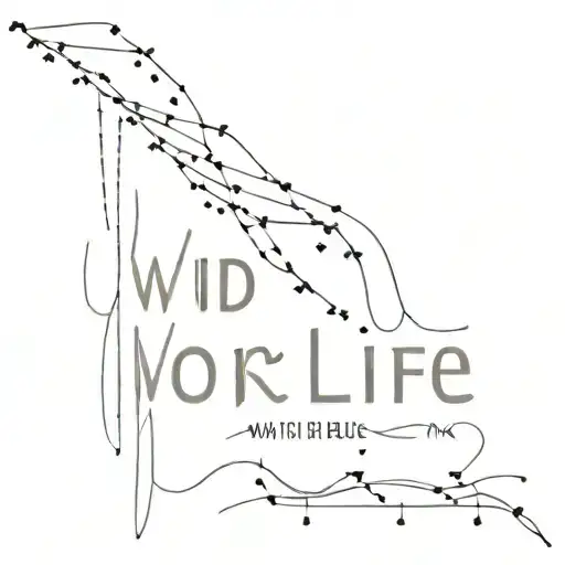 Word Life Scattered With Vital Signs