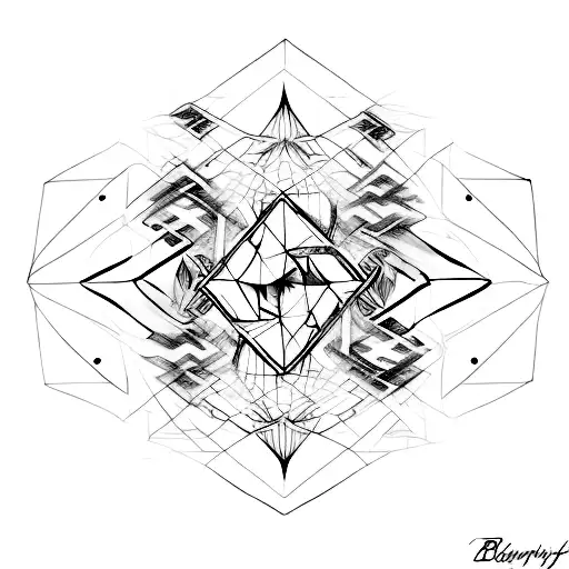 Abstract Representation Of The Concept Of Unmanifest Reality
