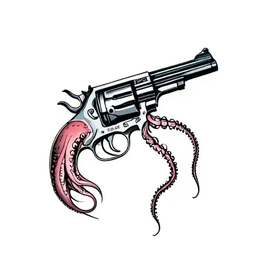 Gun With Squid