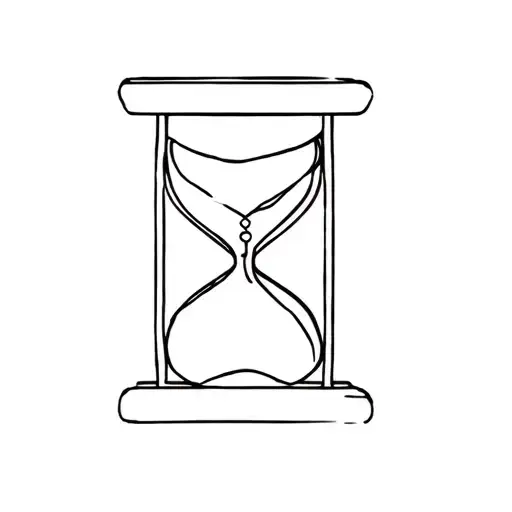 Hourglass Symbolizing Patience And Balance