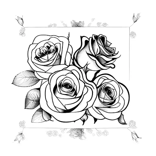 Fine Line 21 Roses Bouquet With The Name Micci-lee Underneath