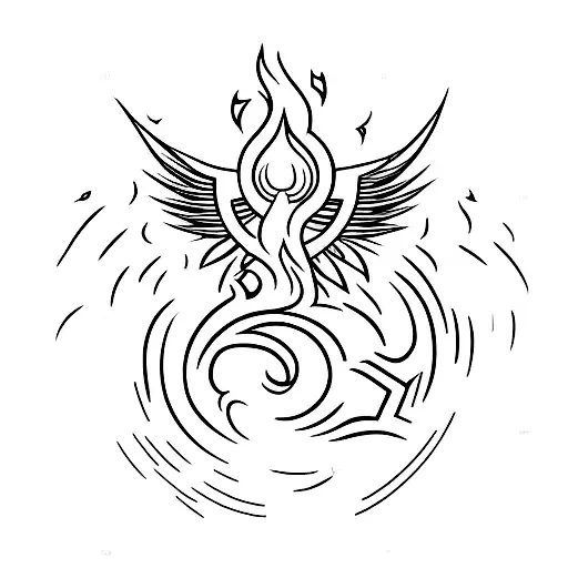 Flaming Fire Nation Symbol