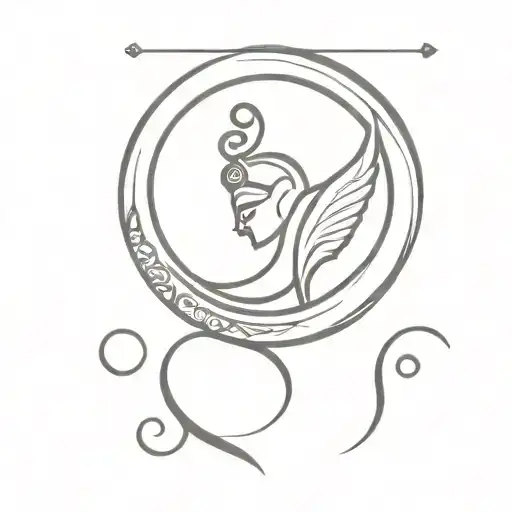 Krishna Symbol Sleek