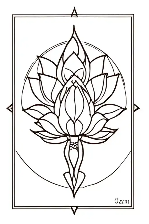 Guiding Star Lotus Turtle Unalome