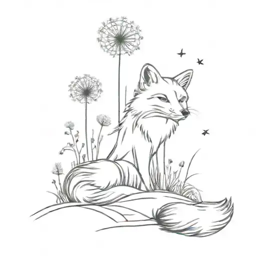 Dandelion And Fox