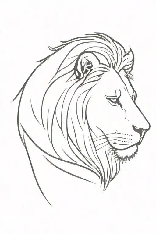 Leo Constillation And Lion Head