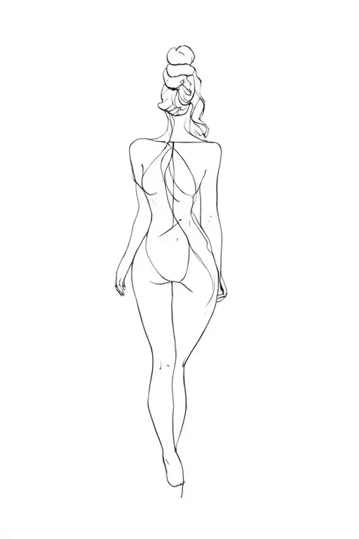 Nude Female Character