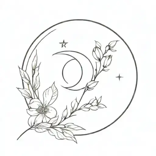 Lyciris Radiata And Moon