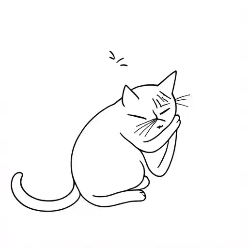 Cat Playing Let Them