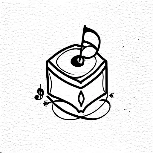 Music Box With The Sentence Let It Be