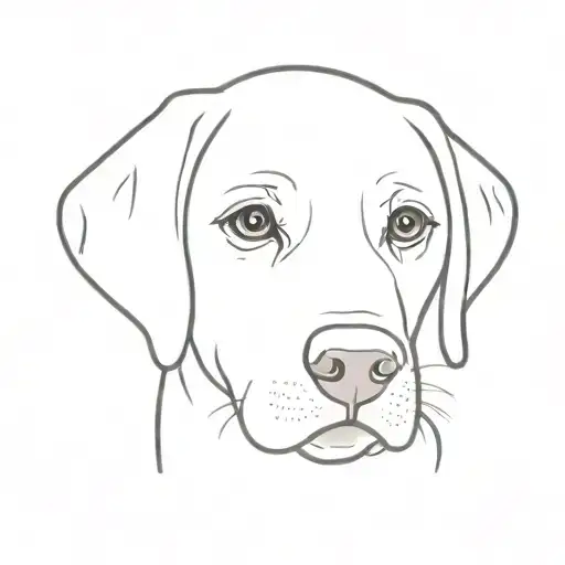 Baby Labrador Retreiver Face