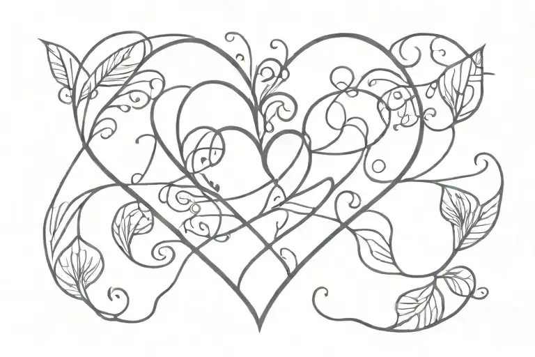 I Love You With Four Hearts Surrounded