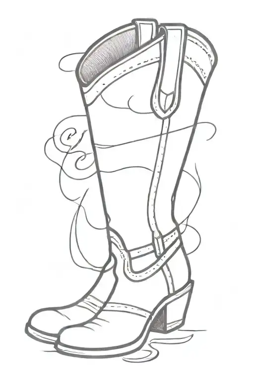 Cowboy Boot With The Name Cargo Bike Loaded