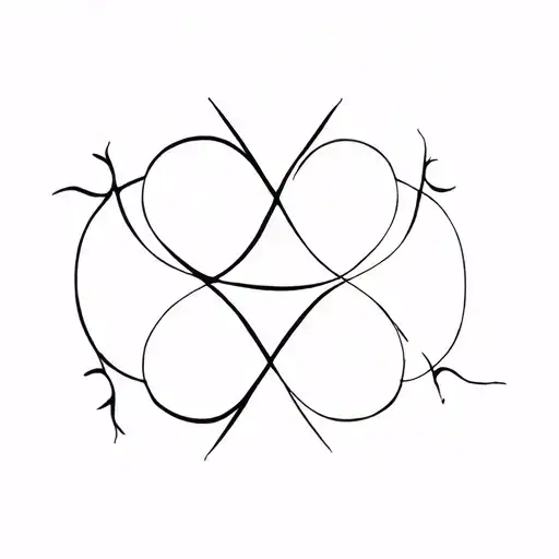 Virgo And Gemini Zodia Sign Intertwined