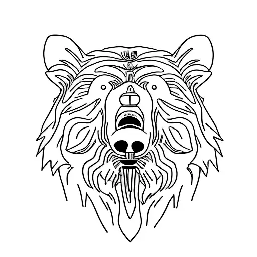 Grizzly Bear Head