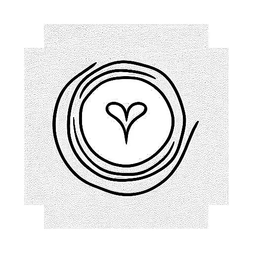 C Roman Numerals Iv With Heart