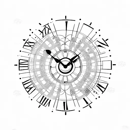 Clock Music Notes