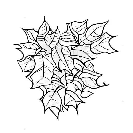 Holly Vine Going Up Arm