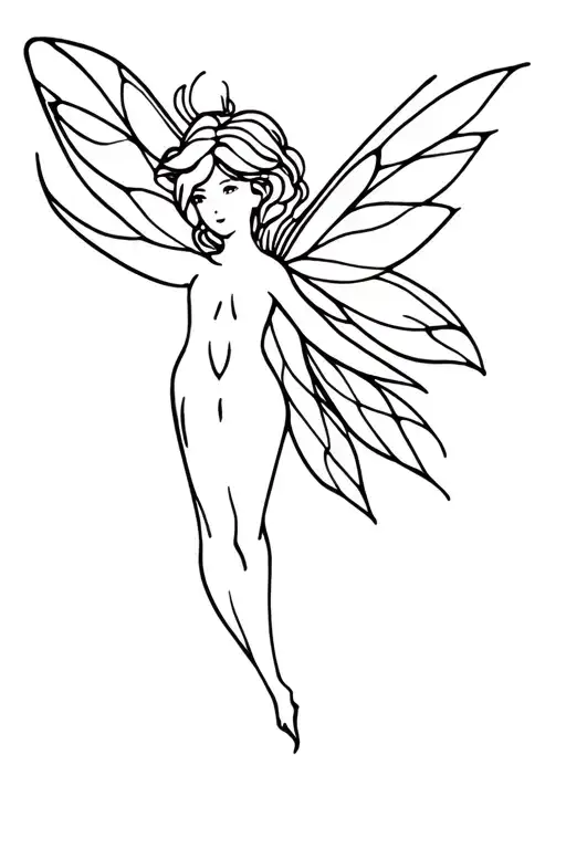 Minimalist Flower Fairy