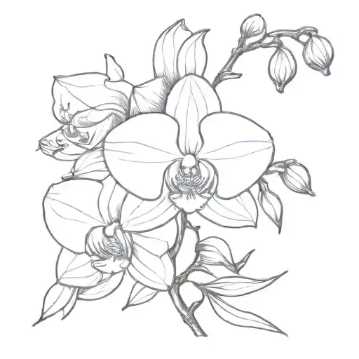 Pink Orchid Beauty Strength Freedom Love