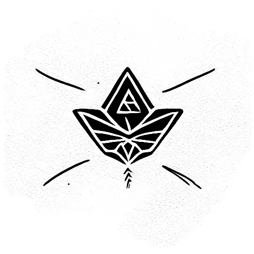 Hearthstone Avec Une Fleur De Lotus Et La Tri-force