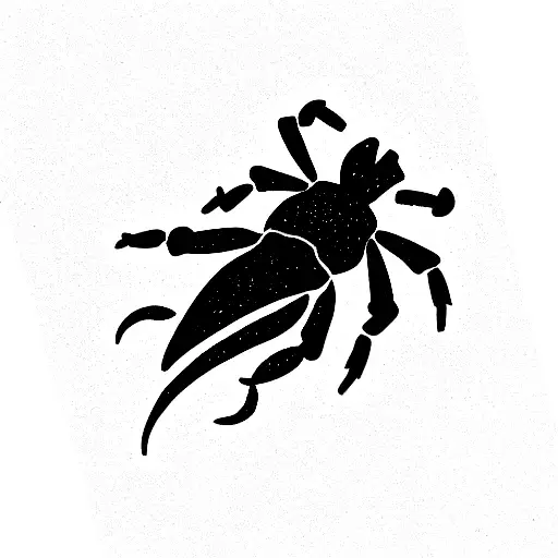 Scorpion With Scorpio Constellation In The Background