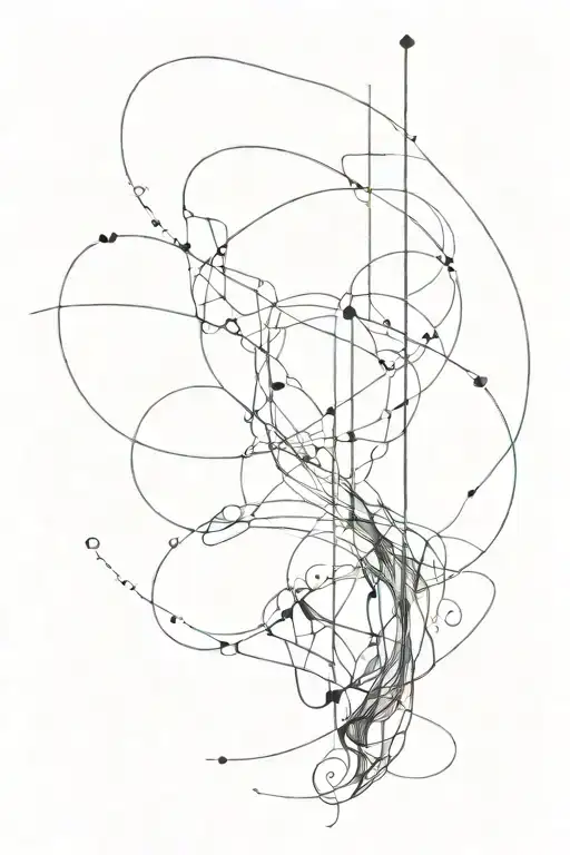 Abstract Design Incorporating Elements Like Smoke Design But Too Minimalist And More Lines