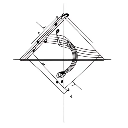 Geometric Fine Line Music