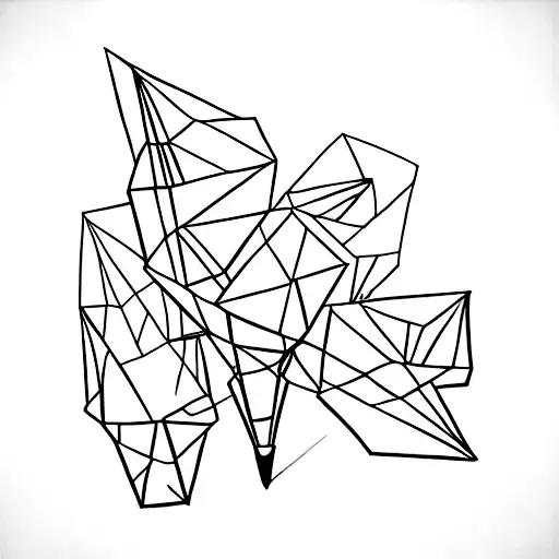 Origami Birds Made Out Of Sheet Music