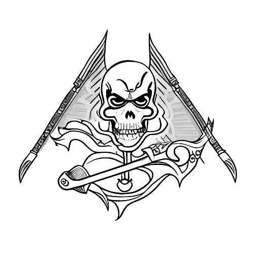 Grim Reaper With A Sickle Thats The Moln