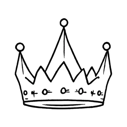 Ride Hard In Graffiti Style Tattoo Depicting Five Point Crown