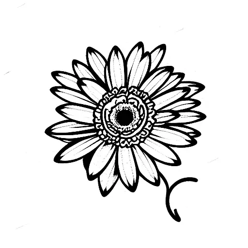 Gerbera Daisy And Roses