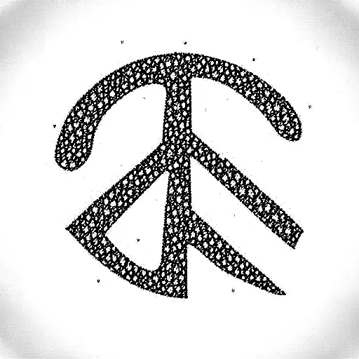 Peace Sign With Daisys And Words Saying I Love You Sissy