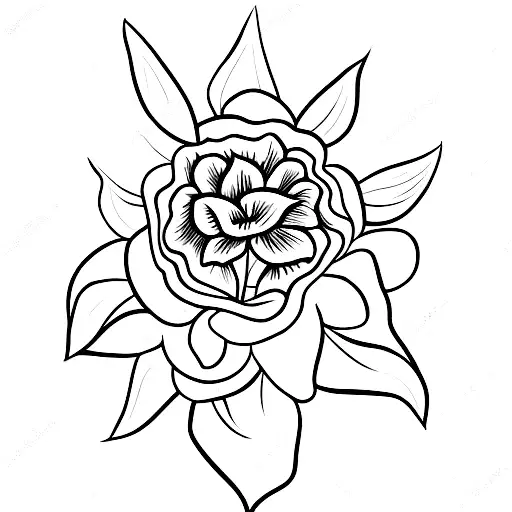 Black And White Lilies For A Shoulder