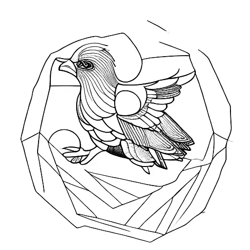 Outline Of A Condor Bird With Outline Of South America In Background