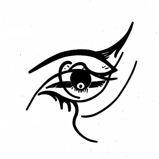 Evil Eye Heart Tear Moon