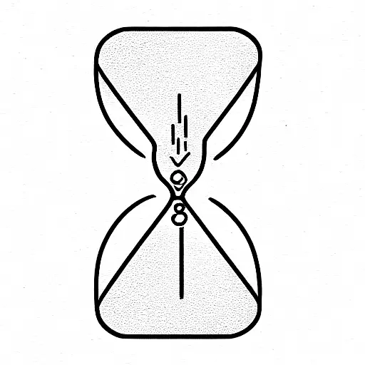 Hourglass With Energy And Joy