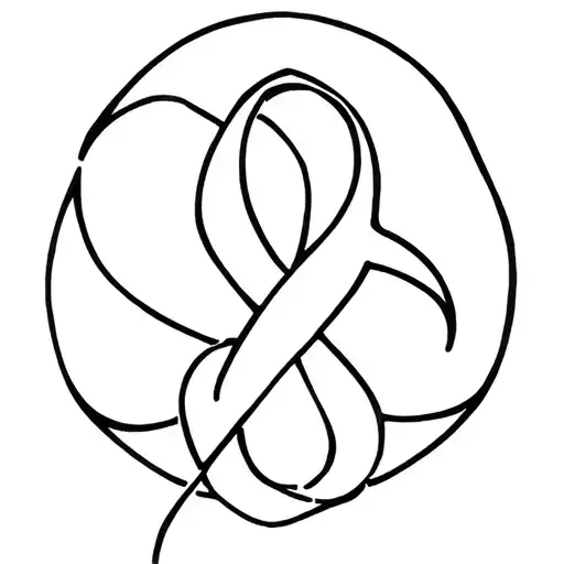 Leukemia Cancer Survivor Symbol Intertwined