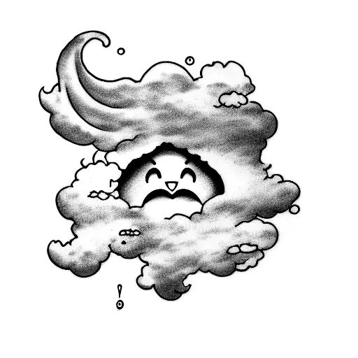 Cloud With Crying Eyes Pretty