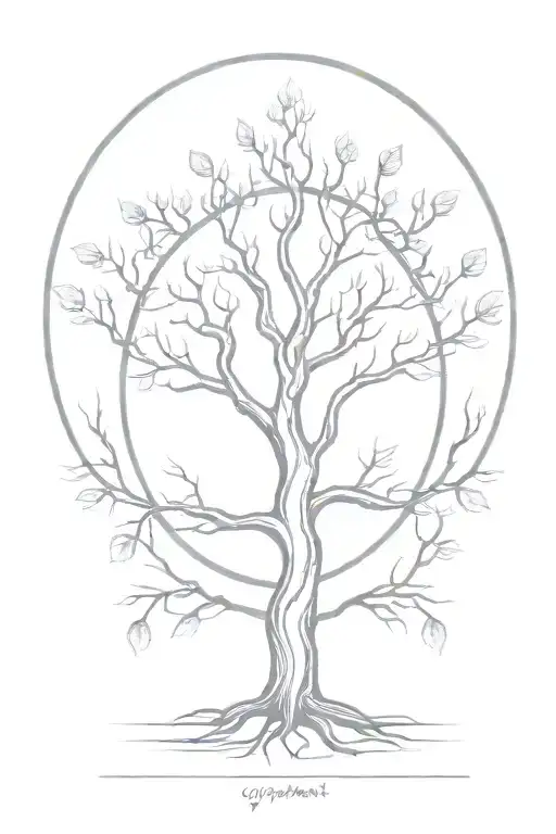Yggdrasil Tree Minimalist