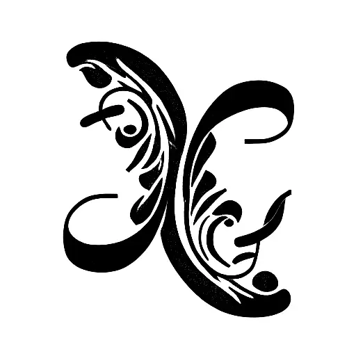 September Birth Flower Arm Band With A D Initial