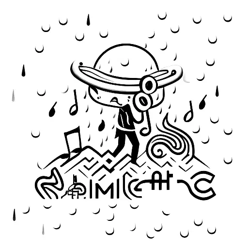 Rain With Music And Gaming Logo