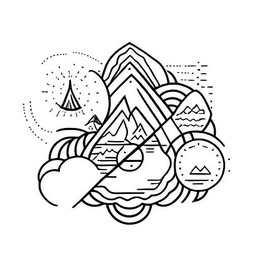 Mountain With Self Love