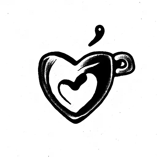 Coffee Bean With Heart