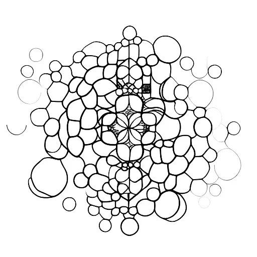 A Minimalist Tattoo Of A Sensual Abstract Design Inspired By The Client's Interests