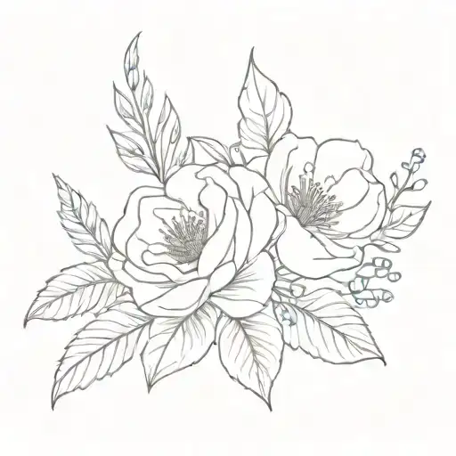 November And December Birth Flower Bouquet